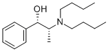 (1S,2R)-2-(二丁氨基)-1-苯基-1-丙醇 结构式