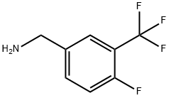 4-氟-3-(三氟甲基)苄胺 结构式