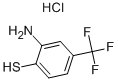 2-氨基-4-三氟甲基苯硫酚盐酸盐 结构式