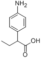 2-(4-氨基苯基)丁酸 结构式