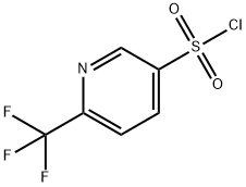 6-(三氟甲基)吡啶-3-磺酰氯 结构式
