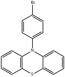 10-(4-溴苯基)-10H-吩噻嗪 结构式