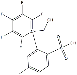 对甲苯磺酸五氟苄酯 结构式