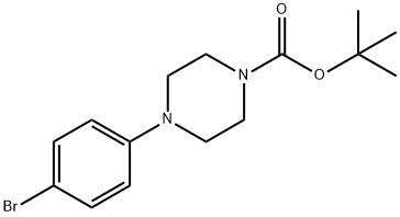 1-Boc-4-(4-溴苯基)哌嗪 结构式