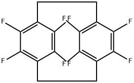 4,5,7,8,12,13,15,16-八氟[2.2]对环芳烷 结构式