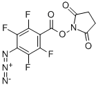 4-叠氮基-2,3,5,6-四氟苯甲酸N-琥珀酰亚胺酯 结构式