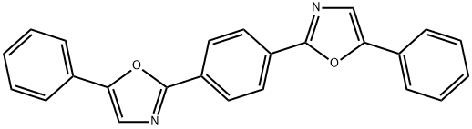 1,4-双(5-苯基-2-噁唑基)苯 结构式