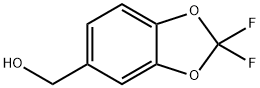2,2-二氟-5-(羟甲基)-1,3-苯并二噁茂 结构式