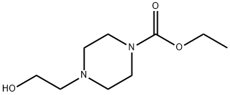 4-(2-羟基乙基)哌嗪-1-羧酸乙酯 结构式