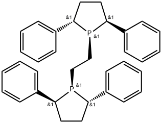 1,2-双((2S,5S)-2,5-二苯基膦)乙烷 结构式