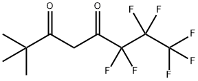 1,1,1,2,2,3,3-七氟代-7,7-二甲基-4,6-辛二酮 结构式