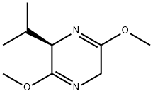 (R)-2,5-二氢-3,6-二甲氧基-2-异丙基吡嗪 结构式