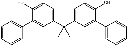 2,2-双(2-羟基-5-联苯基)丙烷 结构式