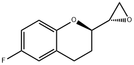 (2R)-6-氟-2-(2-环氧乙烷基)色满 结构式
