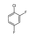 2,4-二氟氯苯 结构式