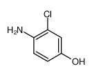 4-氨基-3-氯苯酚 结构式