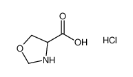 噁唑啉-4-羧酸盐酸盐 结构式