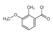 2-甲基-3-甲氧基苯甲酰氯 结构式