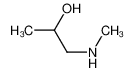1-(甲基氨基)丙-2-醇 结构式