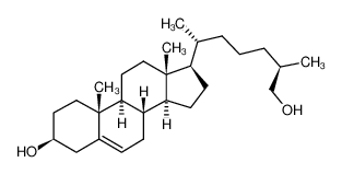 27-羟基胆固醇 结构式