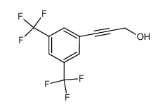 3-(3,5-双(三氟甲基)苯基)丙-2-炔-1-醇 结构式
