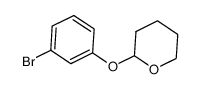 2-(3-溴苯氧基)四氢-2H-吡喃 结构式