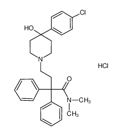 盐酸洛哌丁胺 结构式