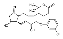 氯前列醇异丙基酯 结构式