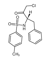 N-(对甲苯磺酰基)-L-苯丙氨酰甲基氯酮 结构式