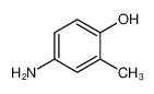 4-氨基邻甲酚 结构式