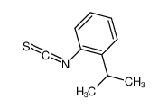 2-异丙基苯基异硫氰酸酯 结构式