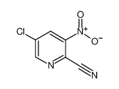 5-氯-2-氰基-3-硝基吡啶 结构式