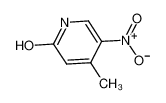 2-羟基-4-甲基-5-硝基吡啶 结构式