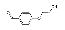 4-丙氧基苯甲醛 结构式
