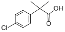 4-氯-α,α-二甲基苯乙酸 结构式