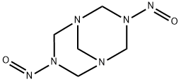 N,N'-二亚硝基五亚甲基四胺 结构式
