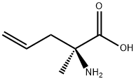 (S)-2-氨基-2-甲基-4-戊烯酸 结构式