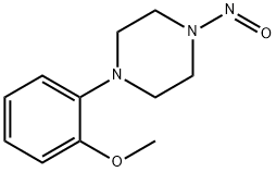 N-亚硝基-1-(2-甲氧基苯基)-哌嗪 结构式