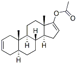 17-乙酰氧基-5α-雄甾-2,16-二烯 结构式
