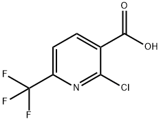 2-氯-6-(三氟甲基)烟酸 结构式