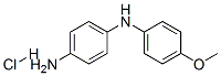 N1-(4-甲氧基苯基)苯-1,4-二胺盐酸盐 结构式