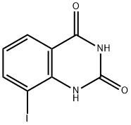 8-碘喹唑啉-2,4(1H,3H)-二酮 结构式