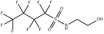 N-(2-羟基乙基)全氟丁烷磺酰胺 结构式