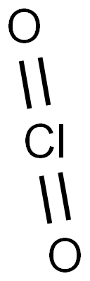 二氧化氯 结构式