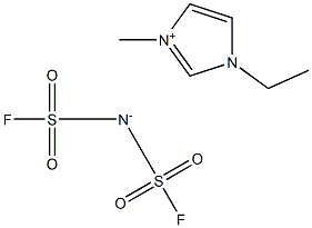 1-乙基-3-甲基咪唑双(氟磺酰基)亚胺盐 结构式