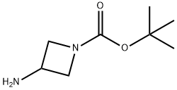 1-Boc-3-氨基氮杂环丁烷 结构式