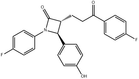 依折麦布酮 结构式