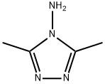 3,5-二甲基-4H-1,2,4-三唑-4-胺 结构式