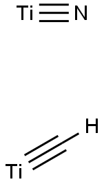 碳氮化钛 结构式