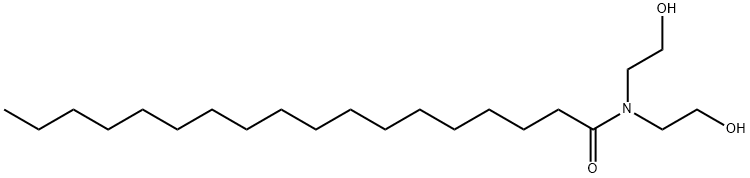 N,N-二(2-羟基乙基)十八烷酰胺 结构式